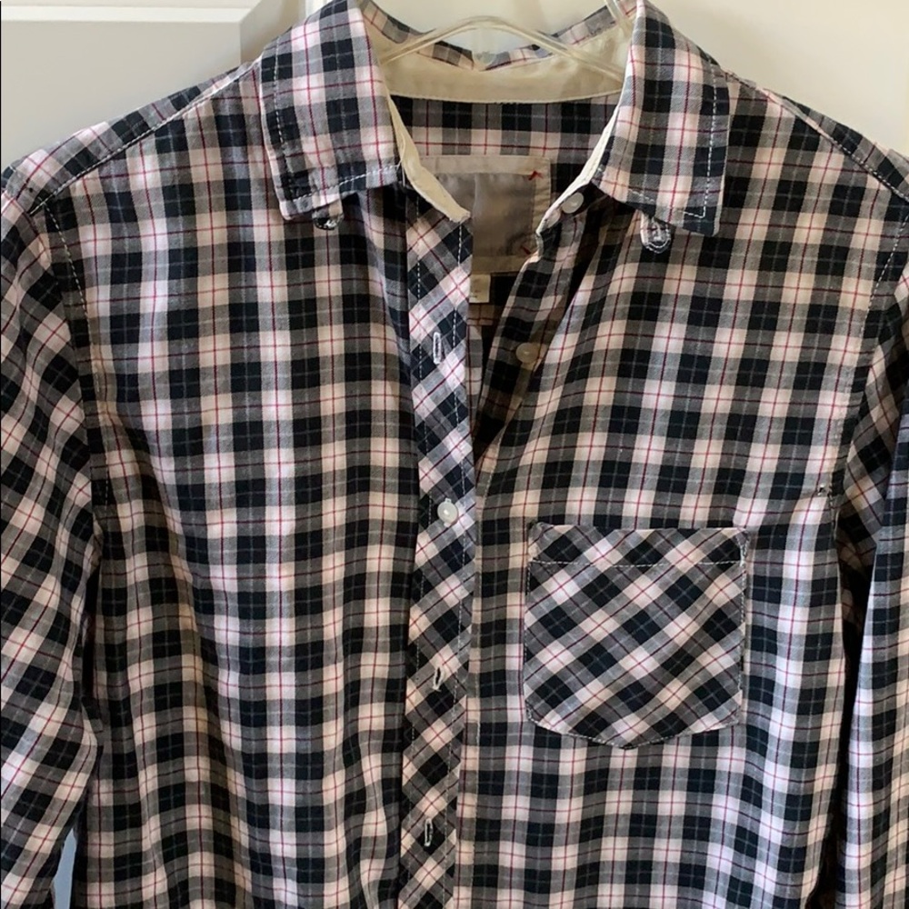 Victoria’s Secret Plaid Shirt Pajama Top Size S